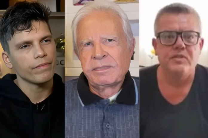 Cid Moreira e filhos - Foto: Reprodução/ Instagram