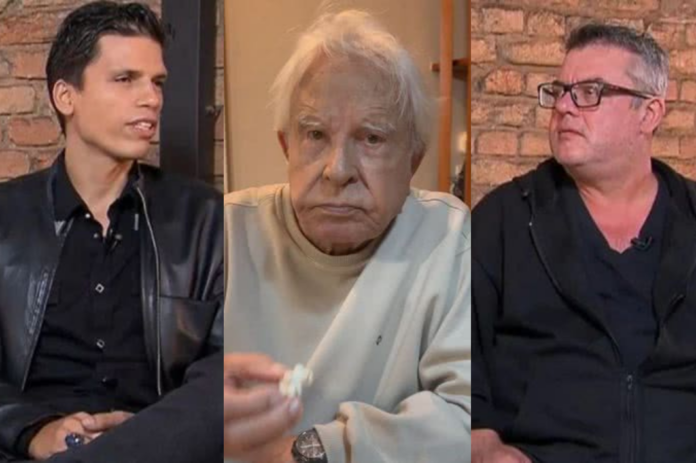 Cid Moreira e filhos - Foto: Reprodução/ Instagram