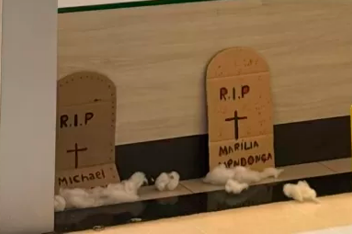 Lápides no Subway - Foto: Reprodução/ X