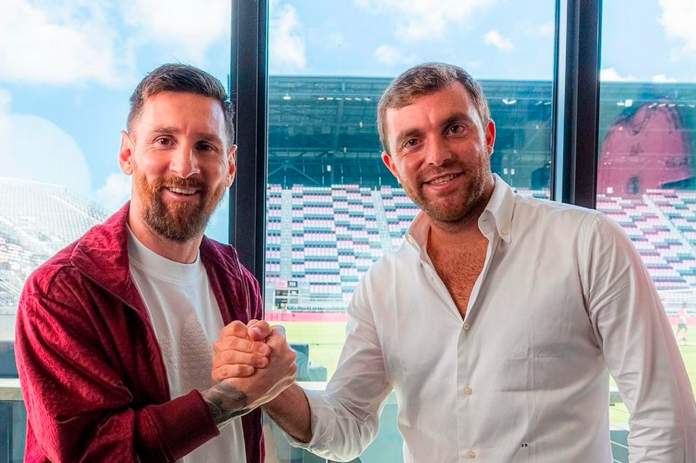 Messi e Fabrizio Romano - Foto: Reprodução/ Instagram