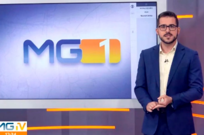 O repórter Lucas Franco estava no helicóptero da Globo - Foto: Reprodução/ TV Globo