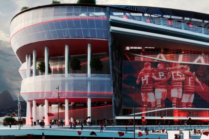 Novo estádio do Flamengo - Foto: Divulgação