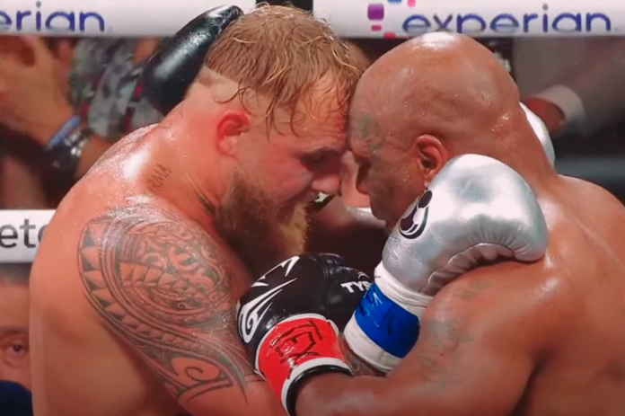 Mike Tyson e Jake Paul - Foto: Reprodução/ Netflix