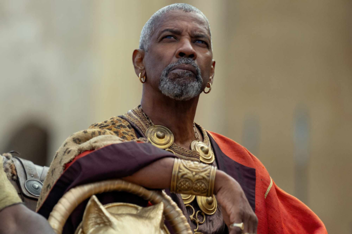 denzel washington gladiador 2 - Foto: Reprodução/Paramounbt denzel washington gladiador 2 - Foto: Reprodução/Paramounbt