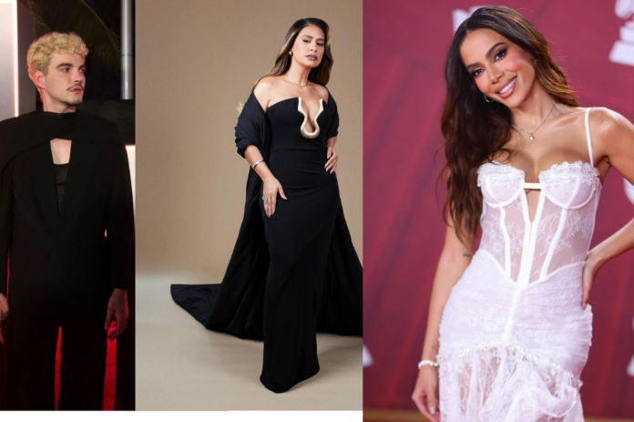 Jão, Simone Mendes e Anitta no Gremmy - Foto: Reprodução/Instagram