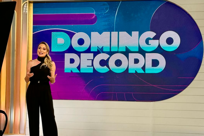 Programa "Domingo Record" - Foto: Reprodução/ Instagram
