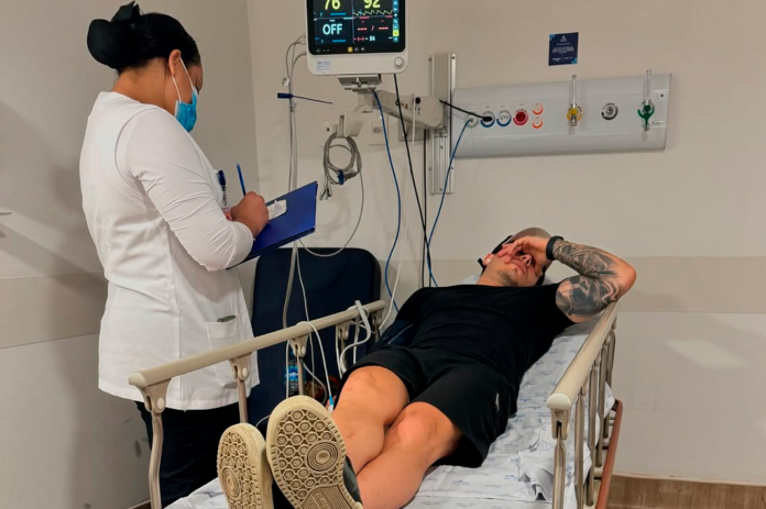 Thomaz Costa em hospital - Foto: Reprodução/ Instagram