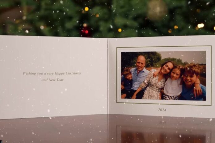 cartão de natal dos príncipes de Gales- Foto: Reprodução/Instagram