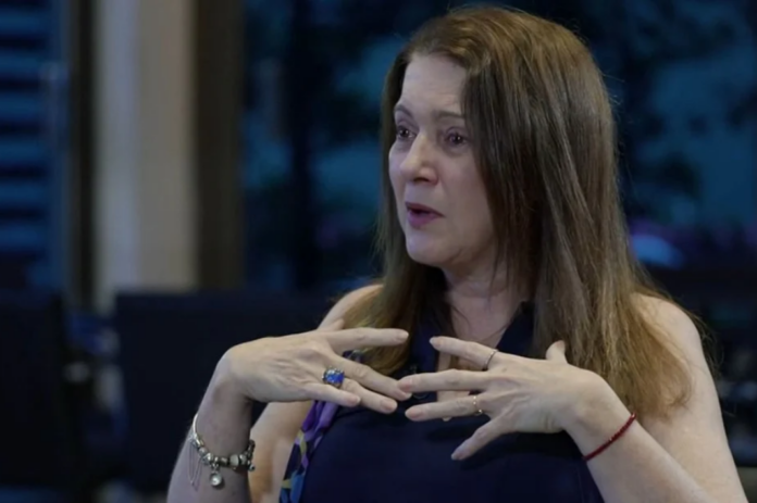 Eluciana Cardoso passageira que filmou o Voo - Foto: Reprodução/Fántastico