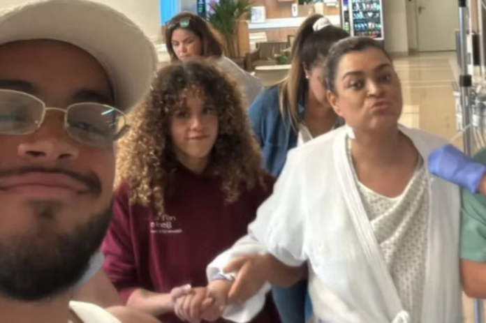 Preta Gil caminha pelo Hospital - Foto: Reprodução/Instagram