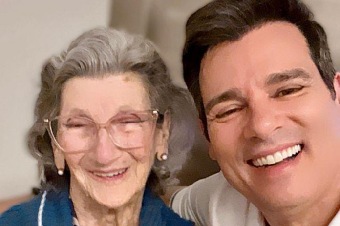 Celso Portiolli e sua mãe - Foto: Reprodução
