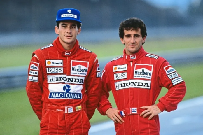 Alain Prost e Senna - Foto: Reprodução