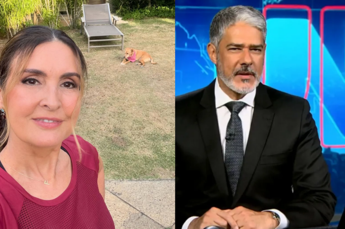 Fátima Bernardes e William Bonner - Foto: Reprodução