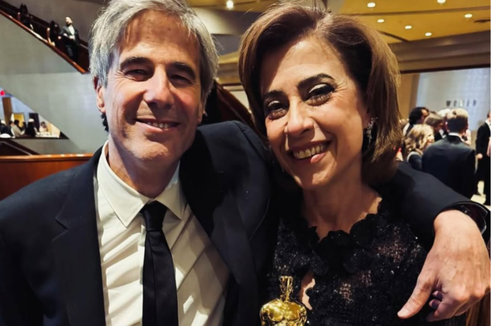 Walter Salles e Fernanda Torres - Foto: Reprodução/Instagram