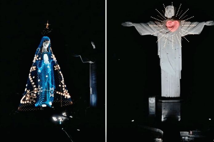 Nossa Senhora ao lado do Cristo - Foto: Reprodução